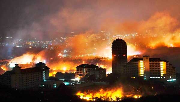Южная Корея опустошена гигантскими лесными пожарами